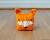 Fox Bean Bag Stress Relief Buddy Pincushion Pumpkin Orange