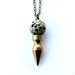 JUPITER dalmatian jasper crystal ball spike necklace