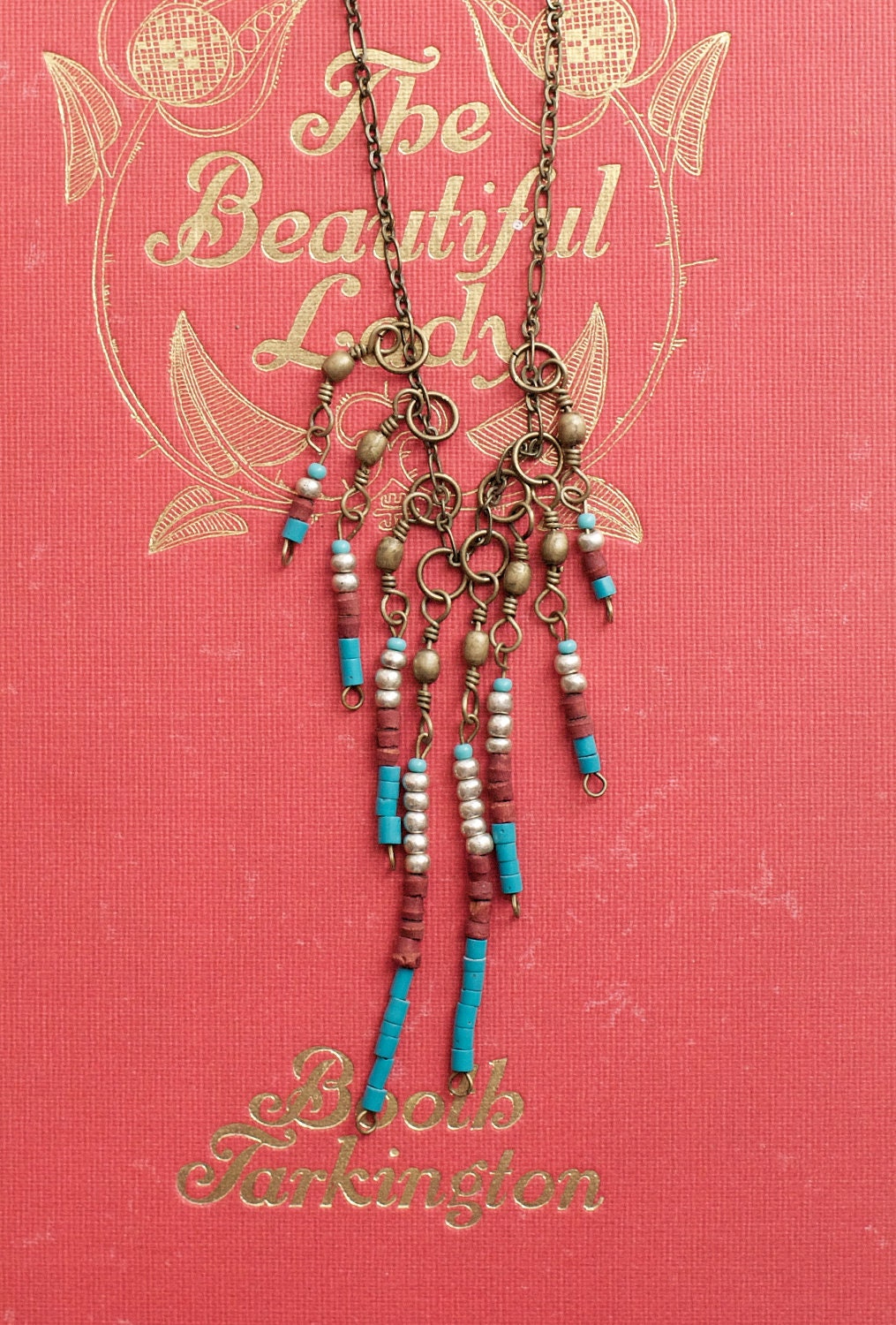 Turquoise Bead Necklace Fringe Under 25 Simple Jewelry Bohemian Ethnic Tribal