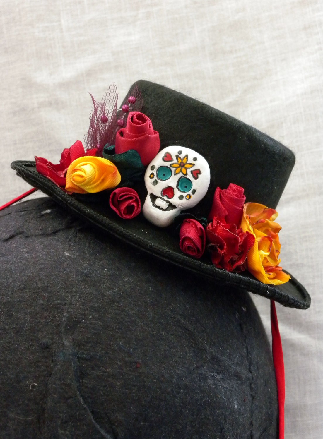 Halloween Hat - Day of the Dead - Miniature