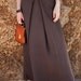 Dark Brown Maxi Skirt