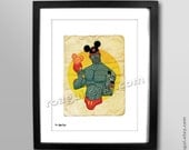 Un Ratoncito (a little Mouse) - 8x11 Print / Sexy Disney Fan