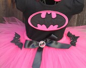 Pink Batgirl Tutu Set