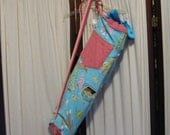 Reconstructed Recycled EcoFriendly Yoga Mat Bag Nick & Nora pjs Satin-lined