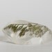 multifaceted, water-clear transparent eco resin ring featuring caspia - size 6