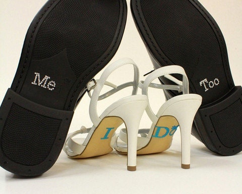 SALEPackage of I Do and Me Too Shoe Stickers (Design B)