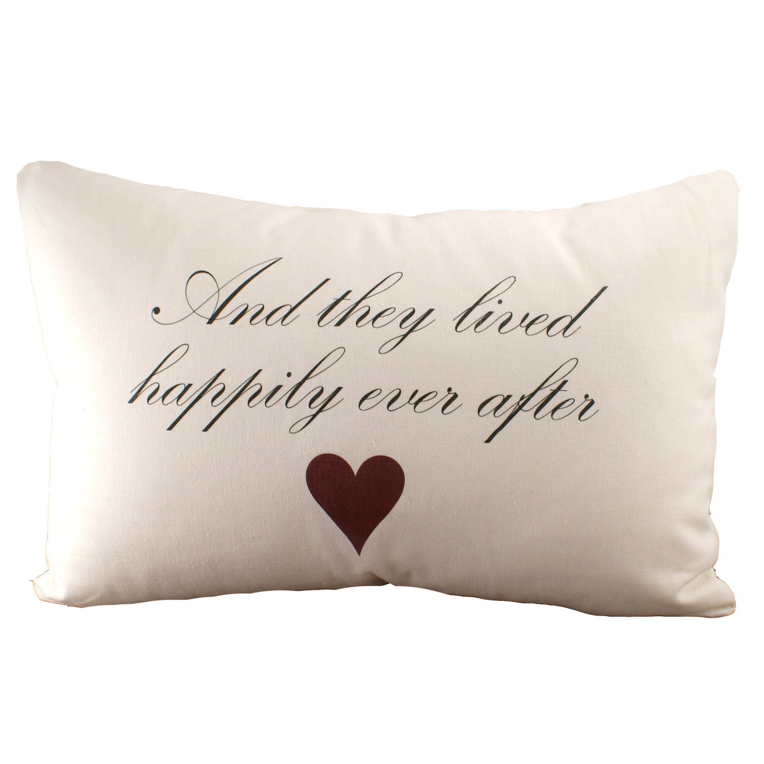 And They Lived Happily Ever After - Cushion Cover - 12x18