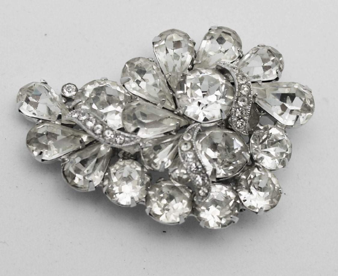 Vintage Eisenberg Brooch Wedding Bridal