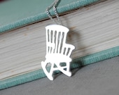 Sterling Rocking Chair Necklace