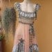RESERVED..vintage inspired foresty fairy pixie hem chiffon top/dress.....