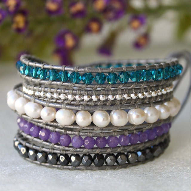 Teal and Purple Gorgeous Wrap