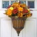 Front Door Wreaths, Rust Orange Gold, Thanksgiving Decoration, Autumn Wreaths, Fall Wreath, Fall Door Decor, Holidays, Harvest Fall Wreath