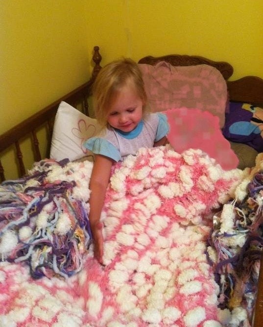 Girls Room Decor Girls Room Pink Polka Dot Blanket, Girls Decor Birthday Gifts for Girls, Gift for Girl Toddler or Childrens Gift