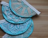 Vintage Crocheted Doily Scalloped Garland - Choose Your Color