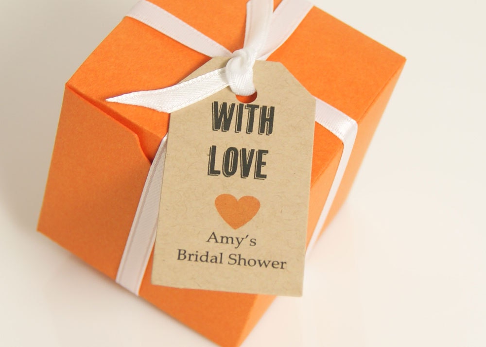 Wedding Favor Tag - Kraft Paper - Wedding Gift Tag, Bridal Shower Favor Tag, Party Favor Tag, Kraft Tag
