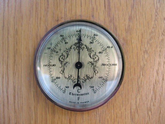 Vintage Barometer Humidity Meter and Temperature by IfindUbuy