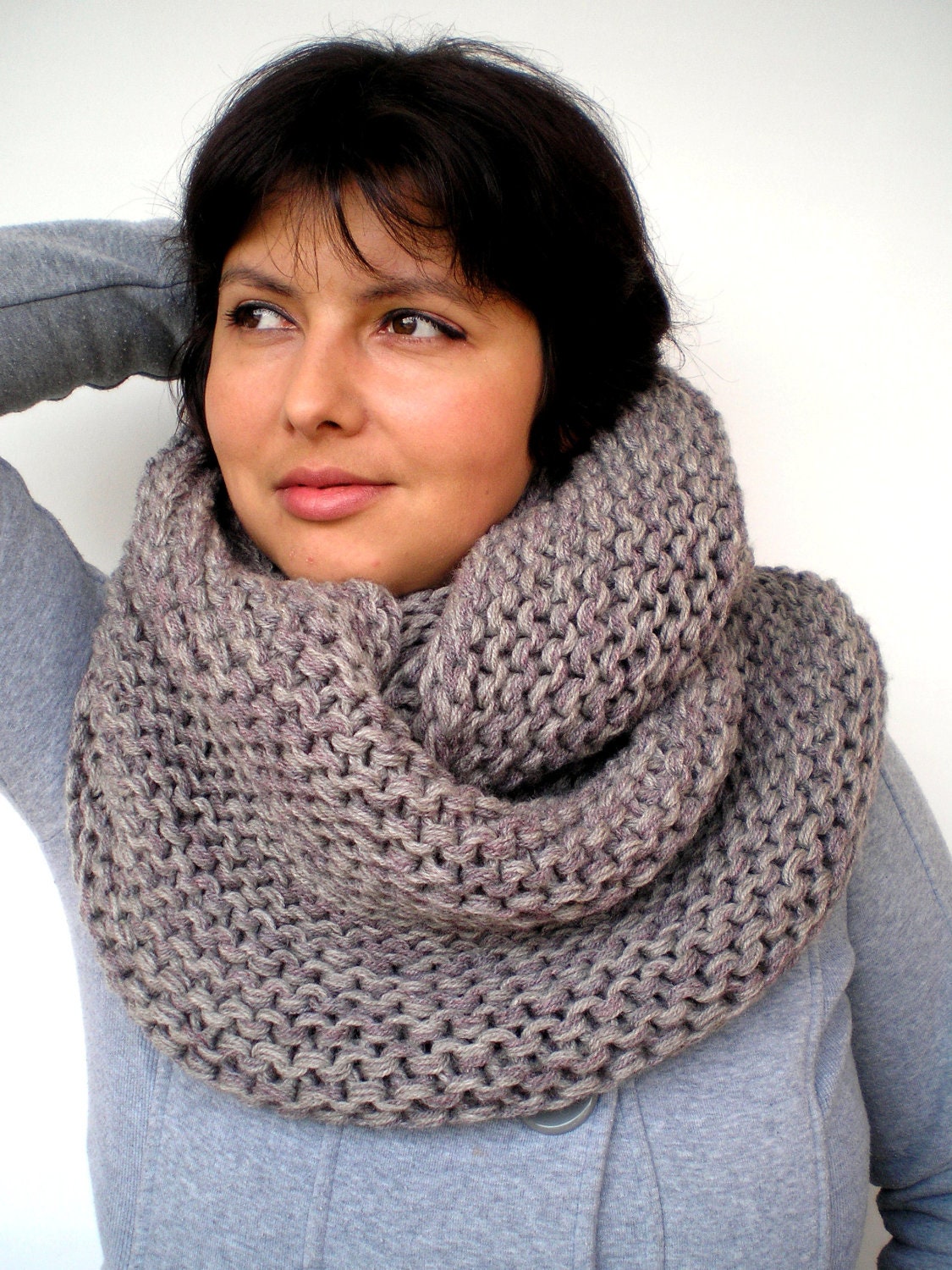 Knit Circle Scarf