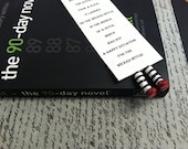 ON SALE ...  Wizard of Oz inspired bookmark, available in long or short legs, attached to a wizard of oz quoted bookmark. Gift wrapped