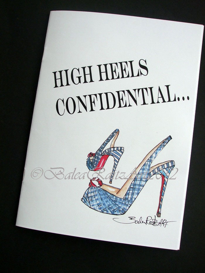 Illustrated Zine shoe fashion- high heels confidential