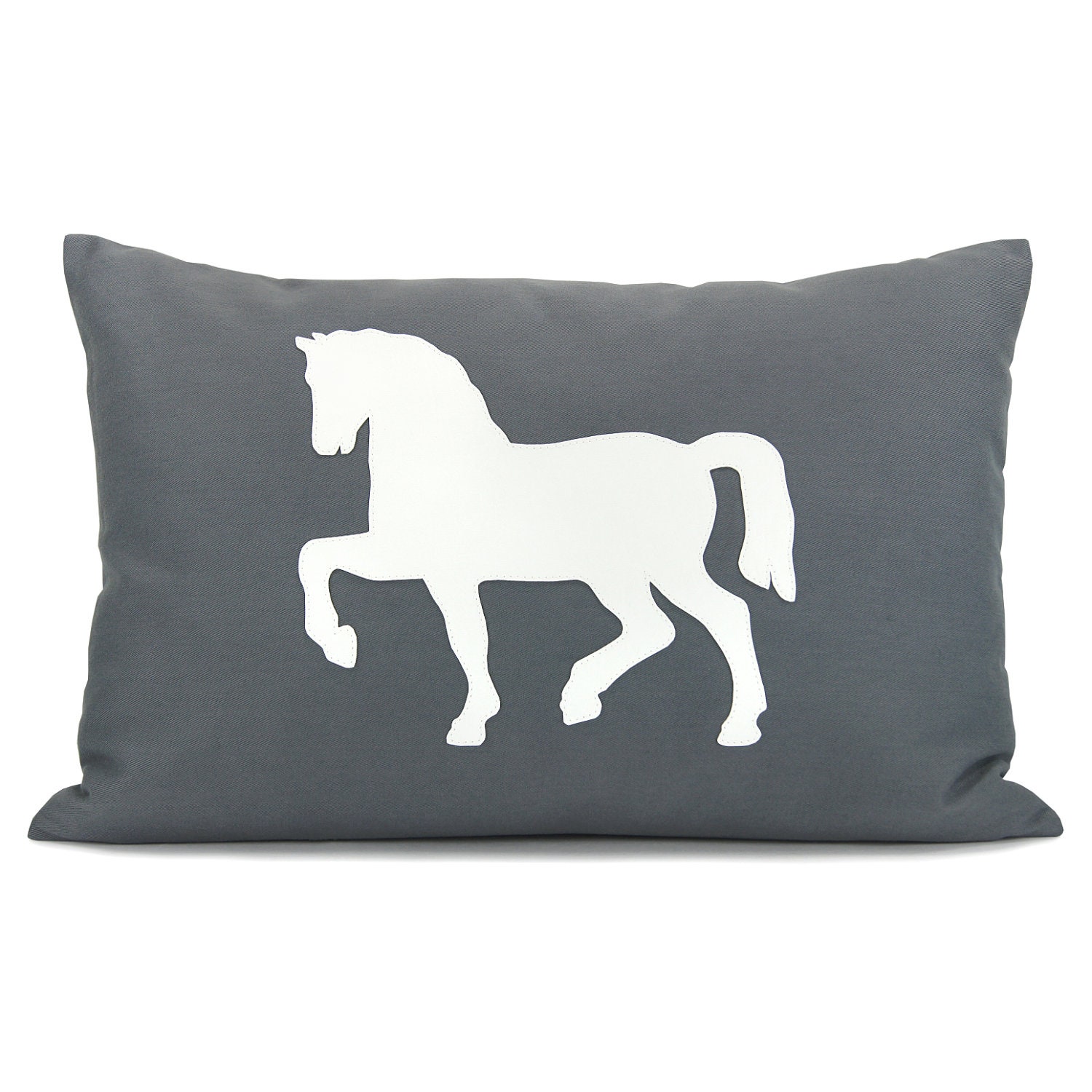 white horse silhouette