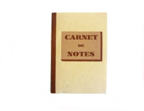 French Vintage Notebook