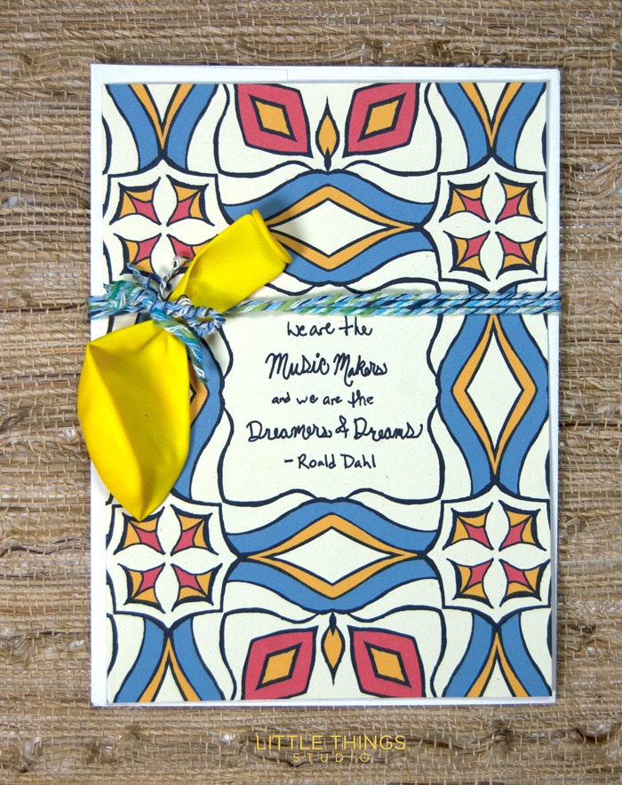 We are the Music MakersGreeting Card