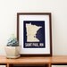 Saint Paul, Minnesota Love Print, 8" x 10"