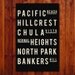 San Diego - Subway Sign - Typography Print - Home Decor - Poster - Modern - Gift - 11x17