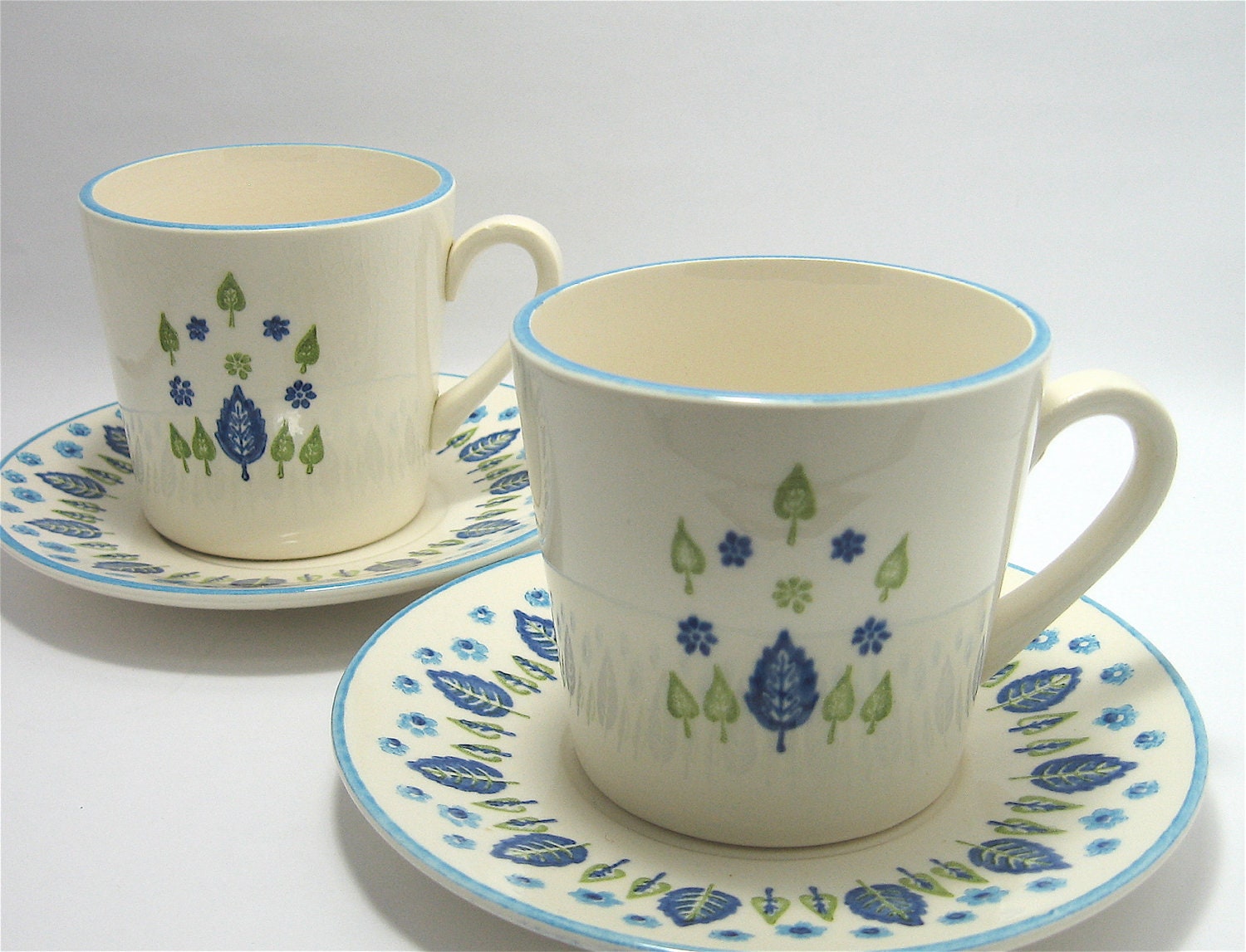 Vintage Marcrest Swiss Alpine Cups and Saucers Two