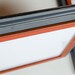 2) 8x10 Inner Stacked Distressed Picture Frames - Orange and Gray - Or Choose Your Color