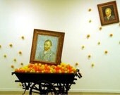 Modern Van Gogh Art Installation Photo, 10 x 8, Pompidou Center, Paris, France, Featured On Etsy's Front Page