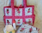 Quilted Baby Doll Diaper Bag