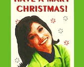 MARY TYLER MOORE Christmas - Have a Mary Christmas - Funny Christmas Card