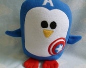 Plush Captain Penguin Pillow PLACE YOUR ORDER