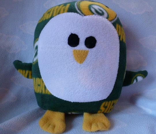 Plush Green Bay Packers Penguin Pillow Pal