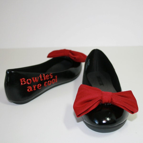 Doctor Who bow ties are cool ballet flat shoes