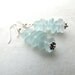 Sea Glass Seaglass Earrings Aqua Ice Blue Carribean BellinaCreations Bellina Creation