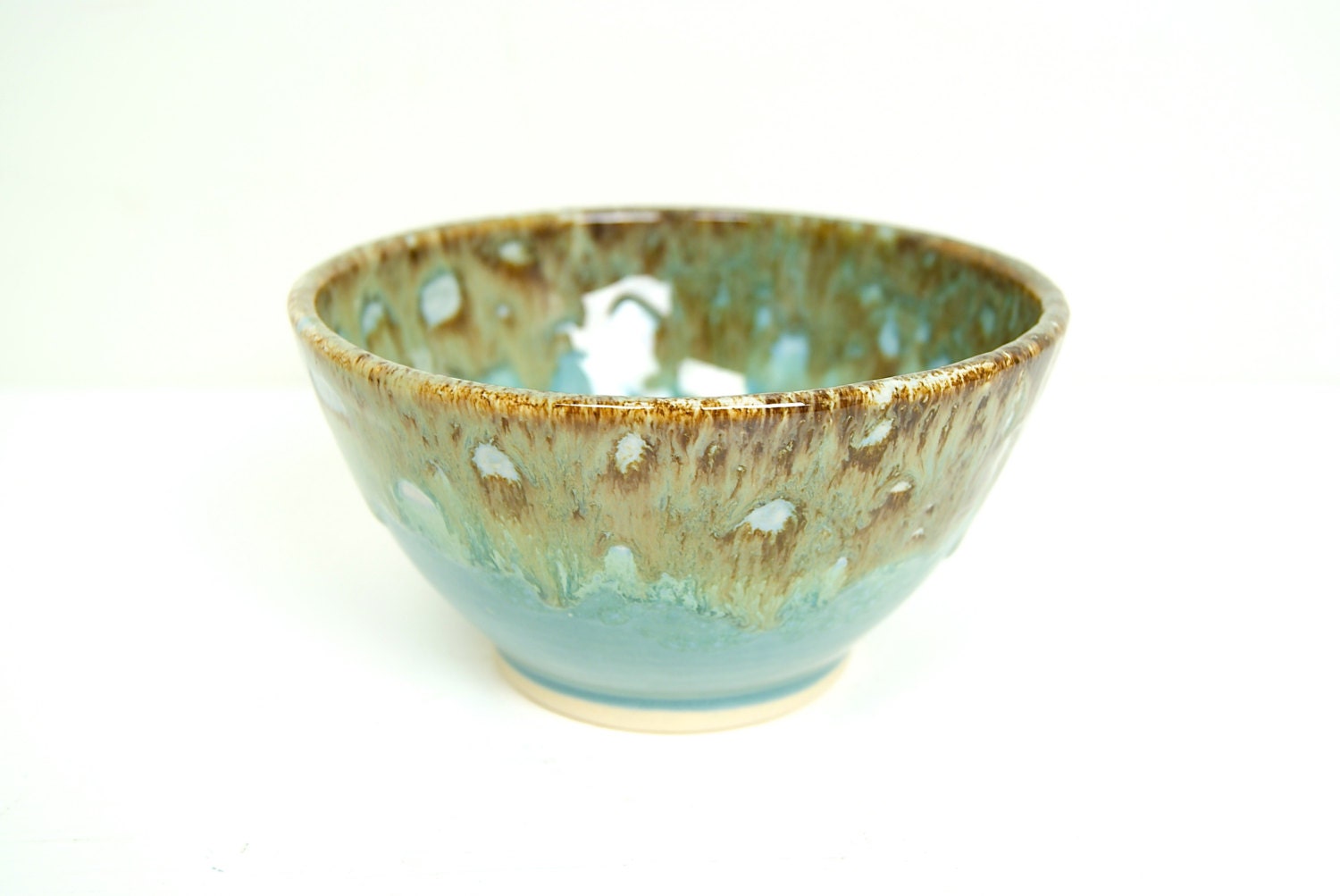 Bowl / Handmade Pottery in blue and brown