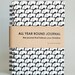 All Year Round Timeless Journal (Self filled dates, months & years, fabric wrapped) - Penguins