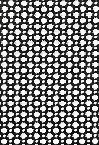 F. Schumacher Fabric Designer Pillow Cover - Betwixt  Black and White