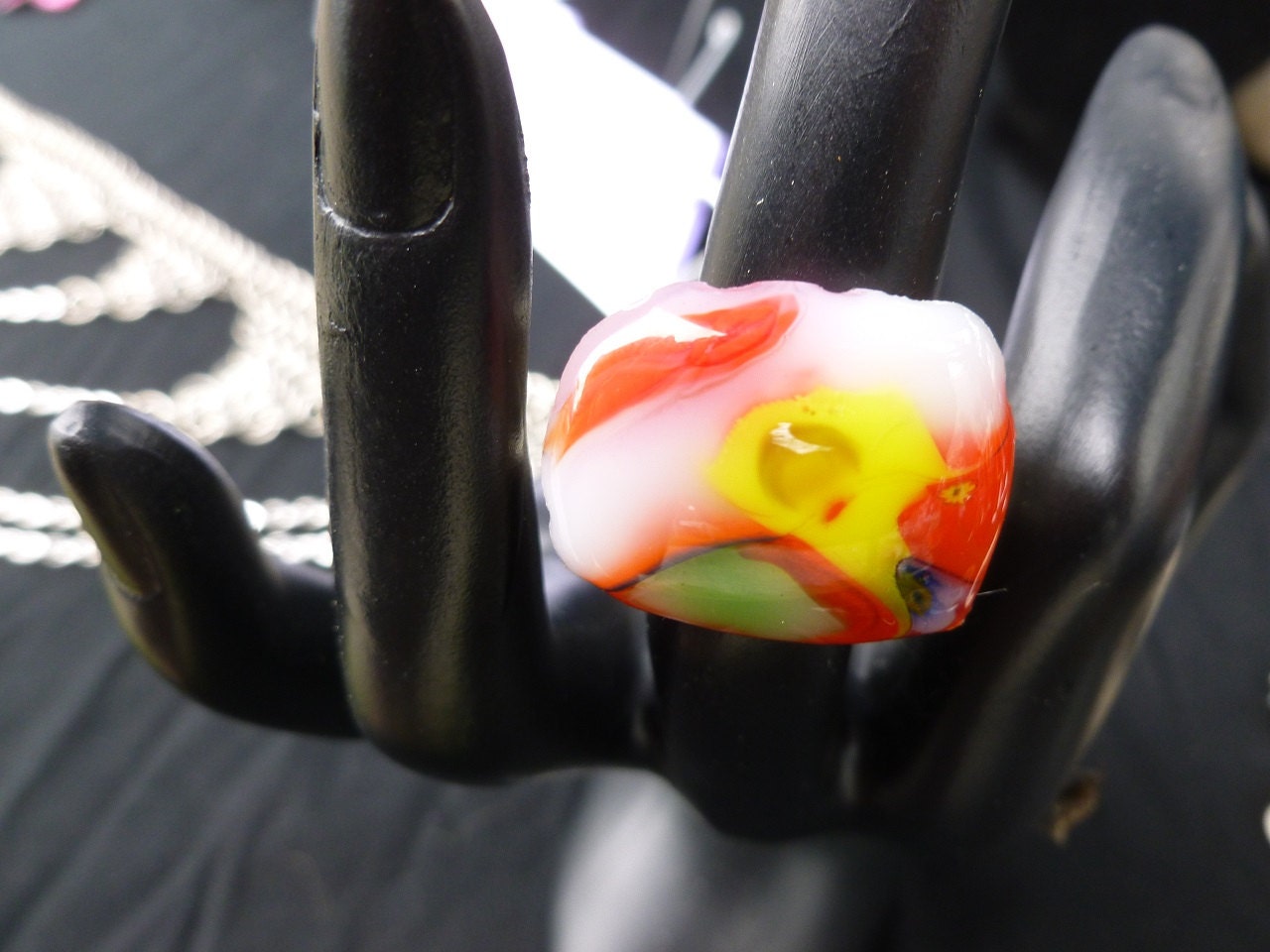 Stretch Glass Ring