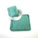 Celadon Blue Knit Dishcloths Misty Blue Kitchen