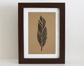 Black Feather 5"x7" Print
