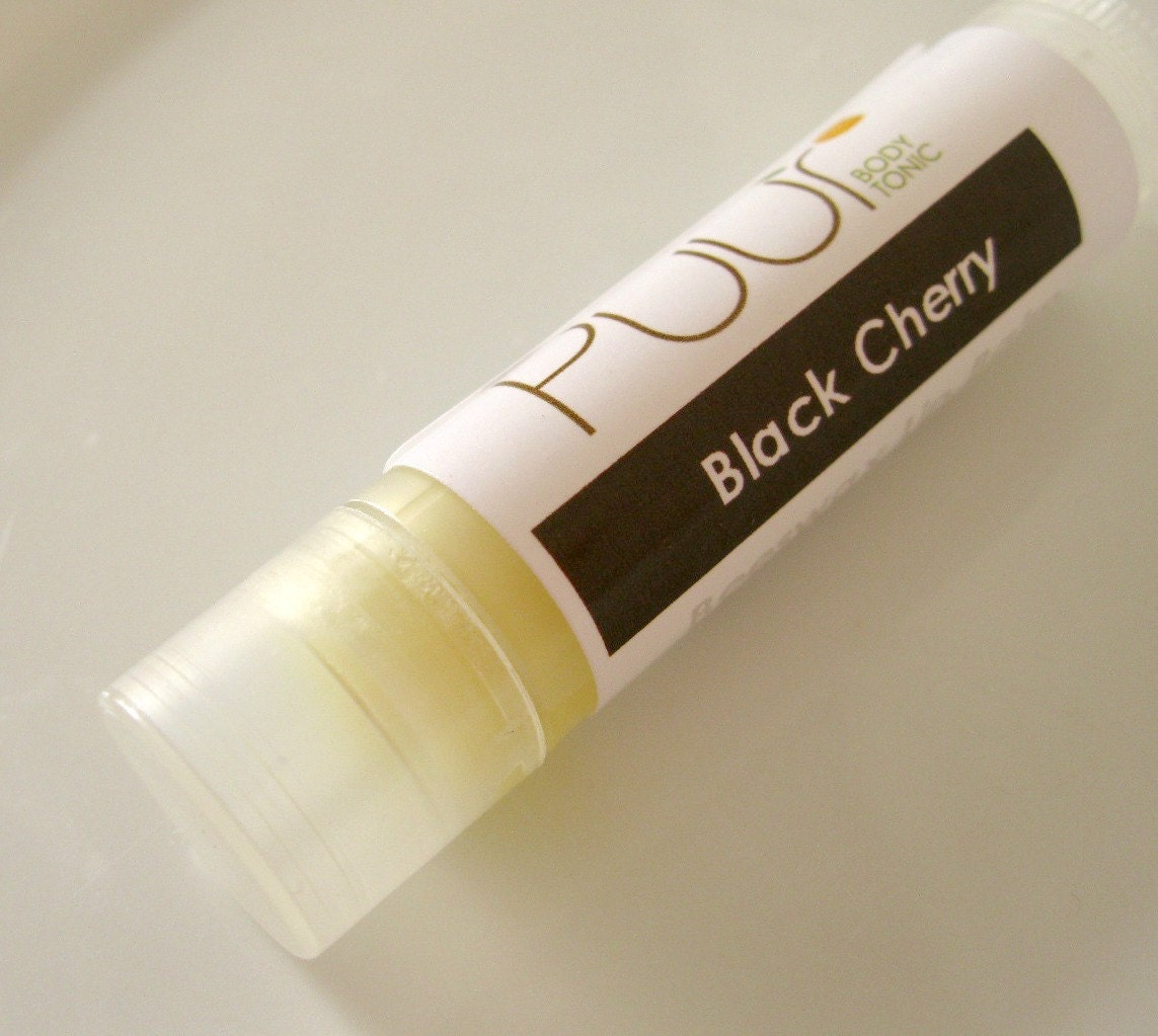 Lip Balm Beeswax - Black Cherry - Natural Lip Balm Shea Butter Tube