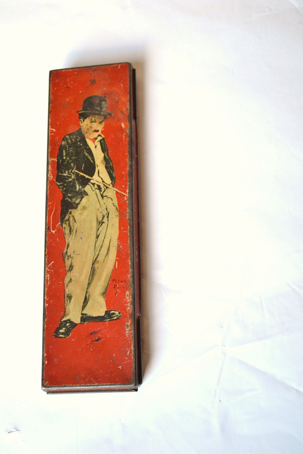 Charlie Chaplin Canco Beaute Box Pencil Holder