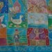Handpainted Silk Design "The Twelve Days of Christmas" by The Silk Maid