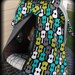 Baby Carseat Canopy FREESHIP Cover / Carseat Tent / Carseat Blanket Groovy Guitar
