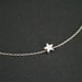 Tiny Silver Star Necklace in Sterling Silver. Bridesmaids Necklace. Bridesmaids Gift. Simple Necklace. Everyday Necklace. Friendlship.