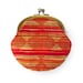 Brocade Red Stripes Coin Purse