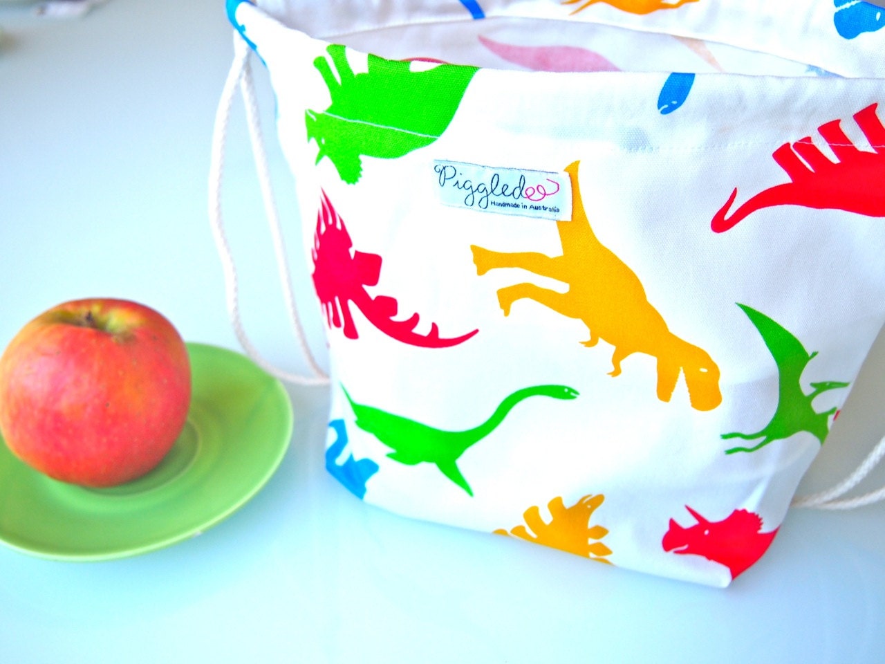 Large Chid's Backpack Lunch Bag - Dinosaurs